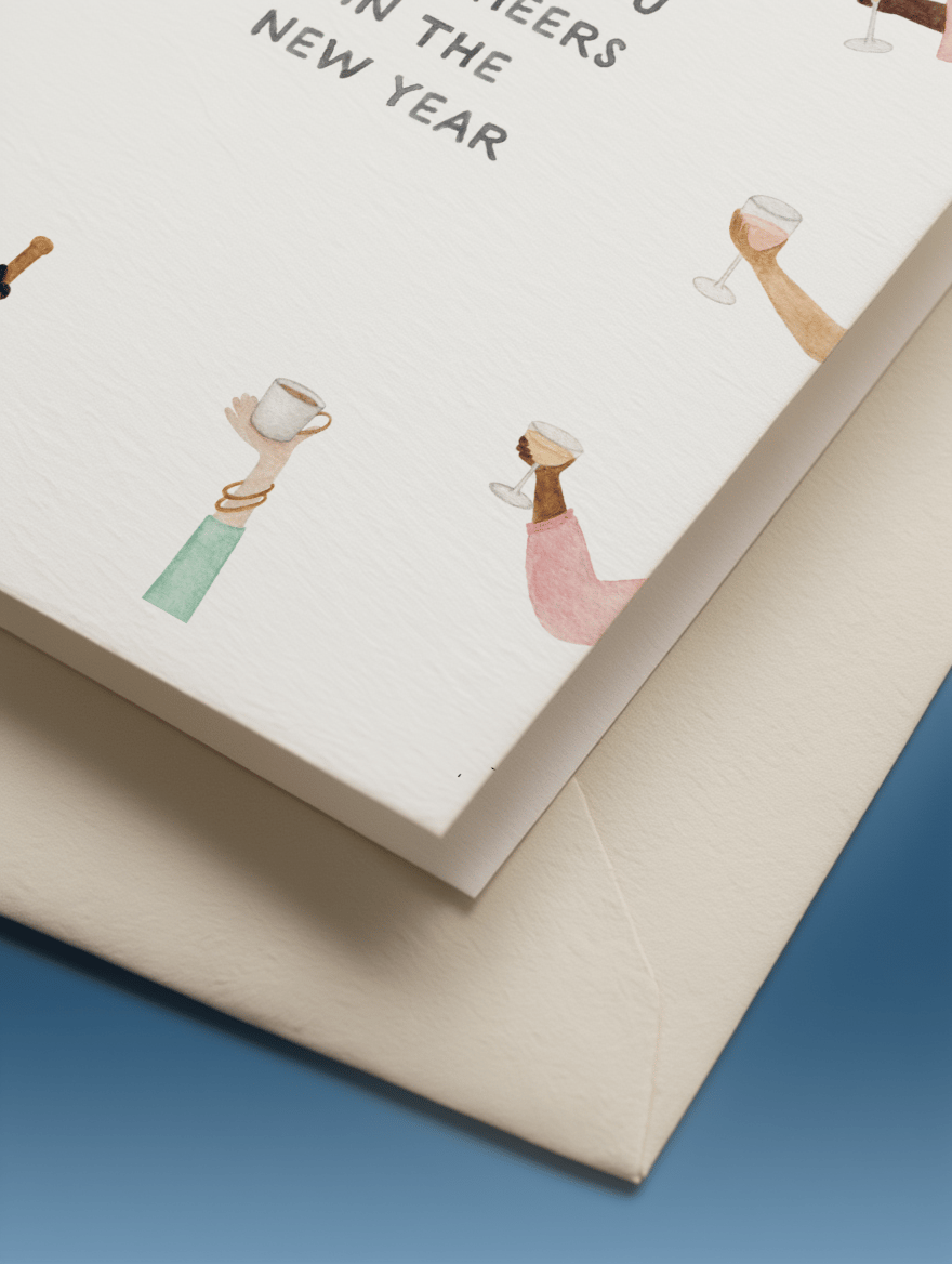 Cheers to a Bright New Year mockup 3