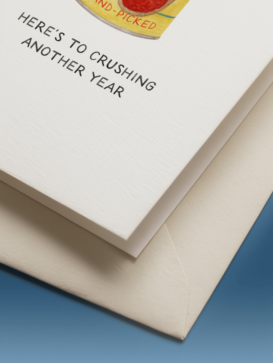 Crushing Another Year Card mockup 3