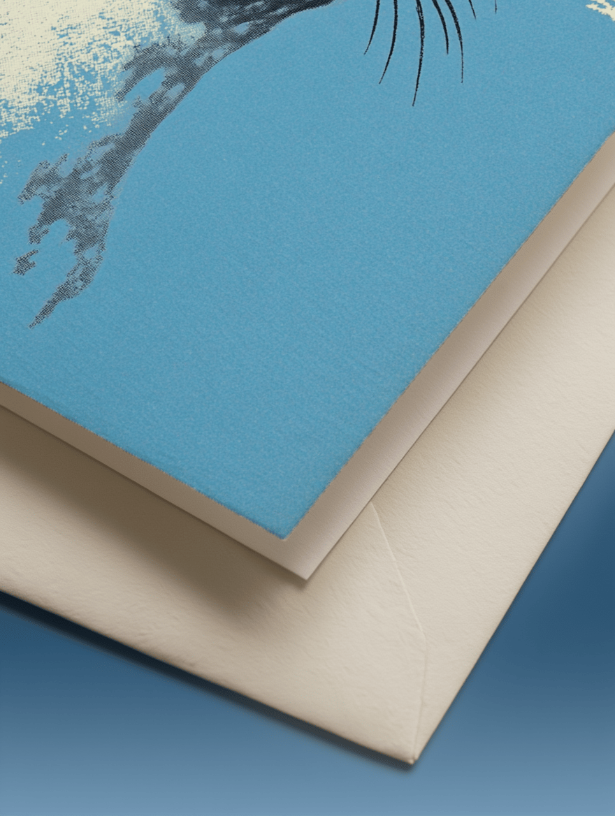 Heartwarming Christmas Seal Card mockup 3