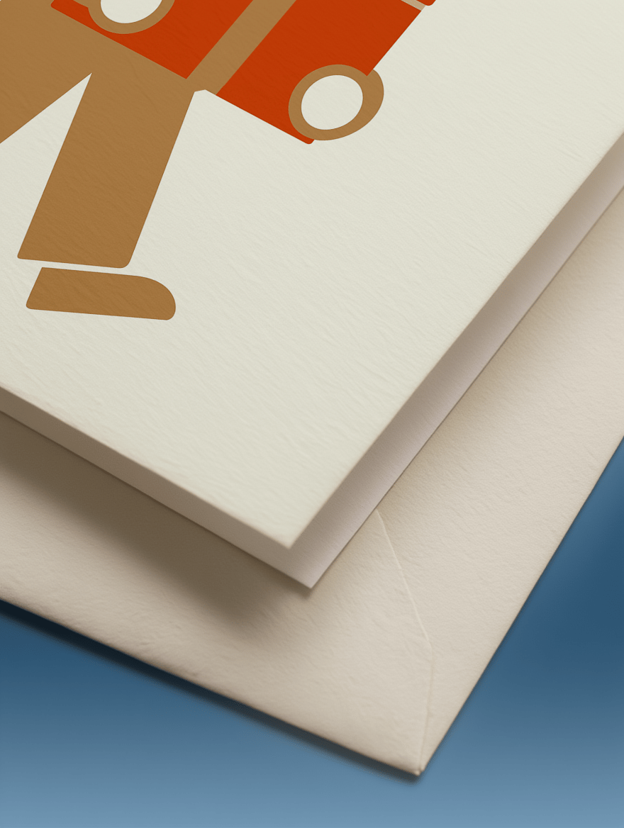 Festive Cheer Christmas Card mockup 3