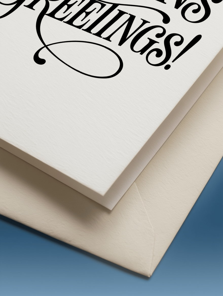 Season's Greetings Card mockup 3
