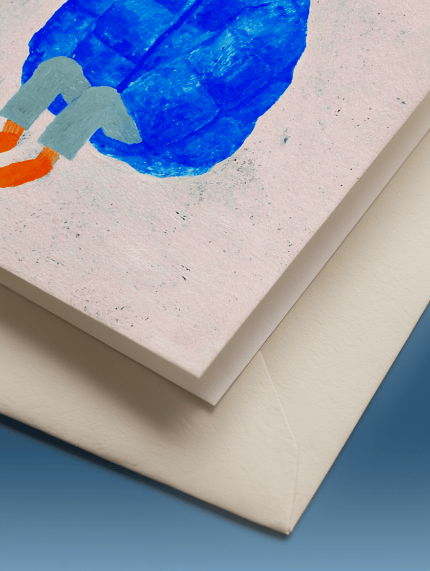 Cozy Winter Vibes Greeting Card mockup 3
