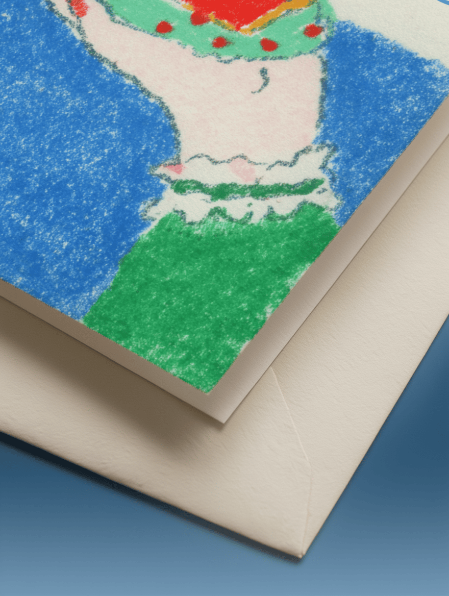 Sunny Slice Cheer Card mockup 3