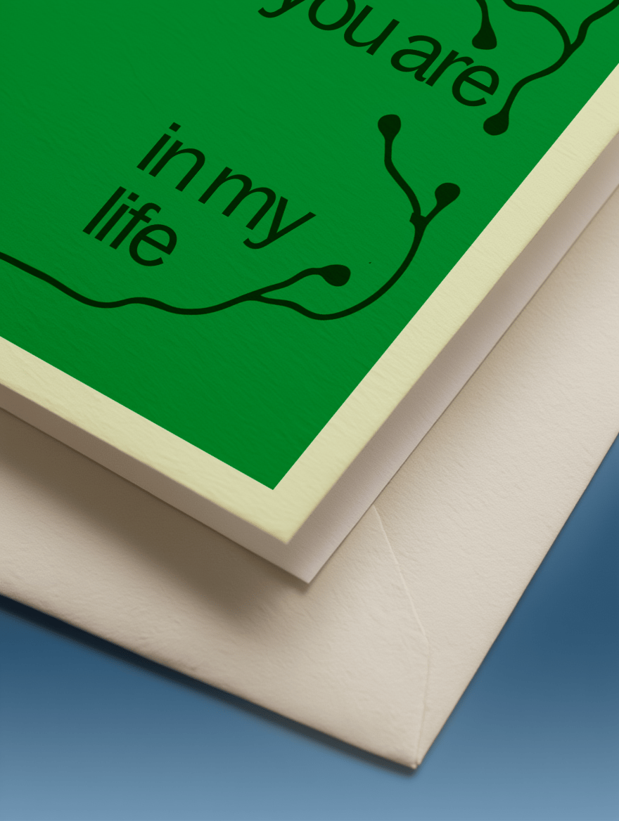 Grateful Heart Greeting Card mockup 3