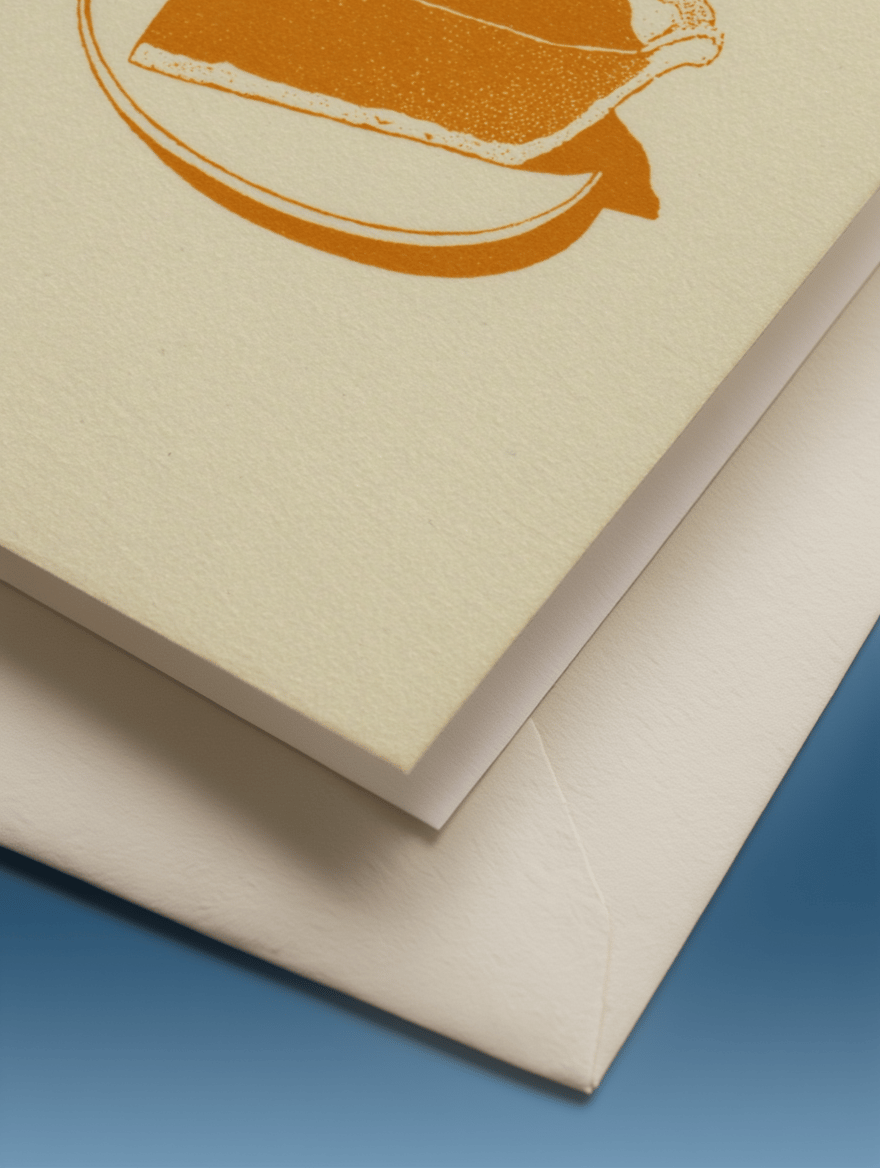 Pumpkin Pie Love Card mockup 3