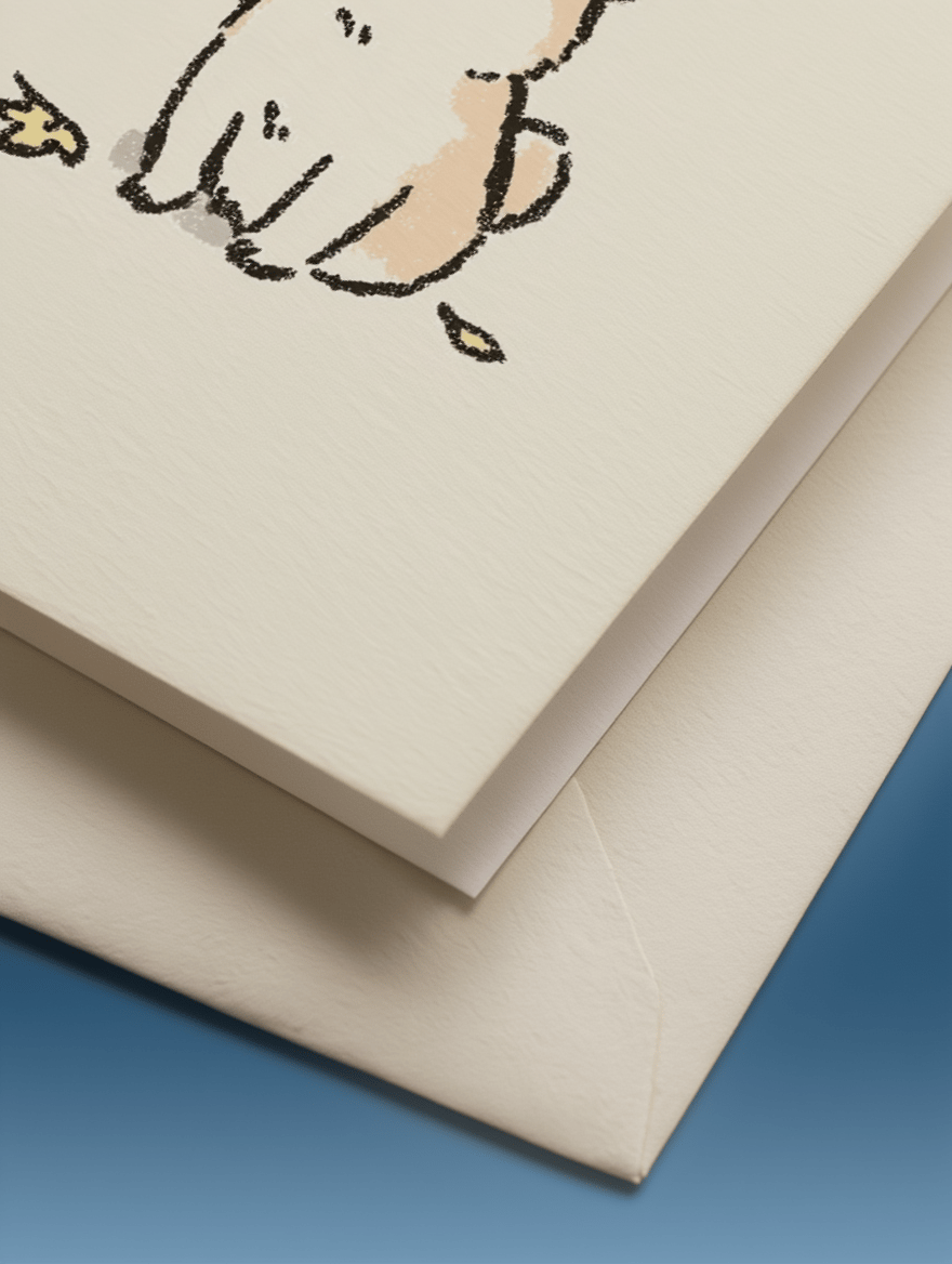 Adorable Autumn Puppy Card mockup 3