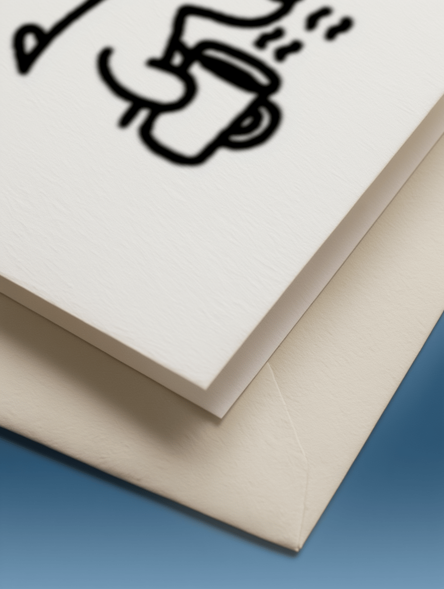 Cup Full of Thanks Card mockup 3