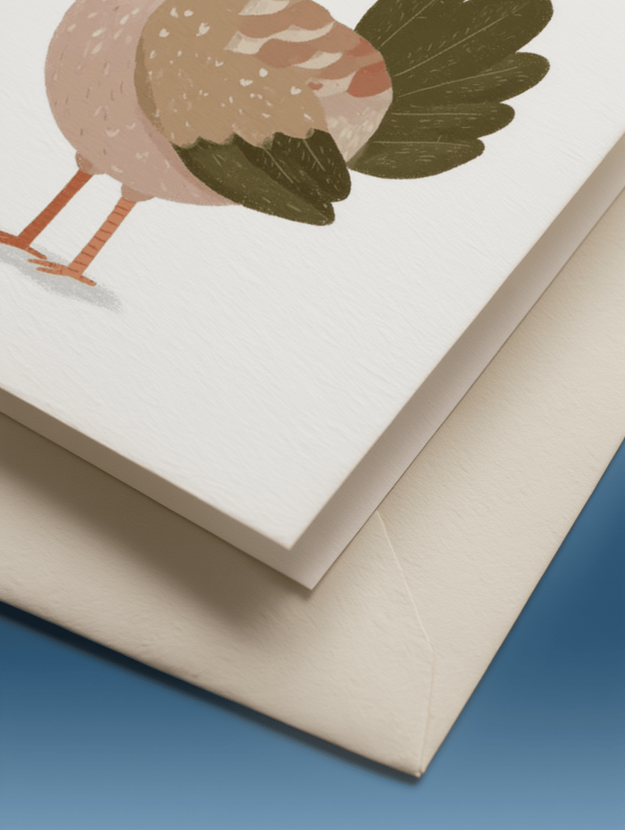 Thankful Turkey Greetings mockup 3