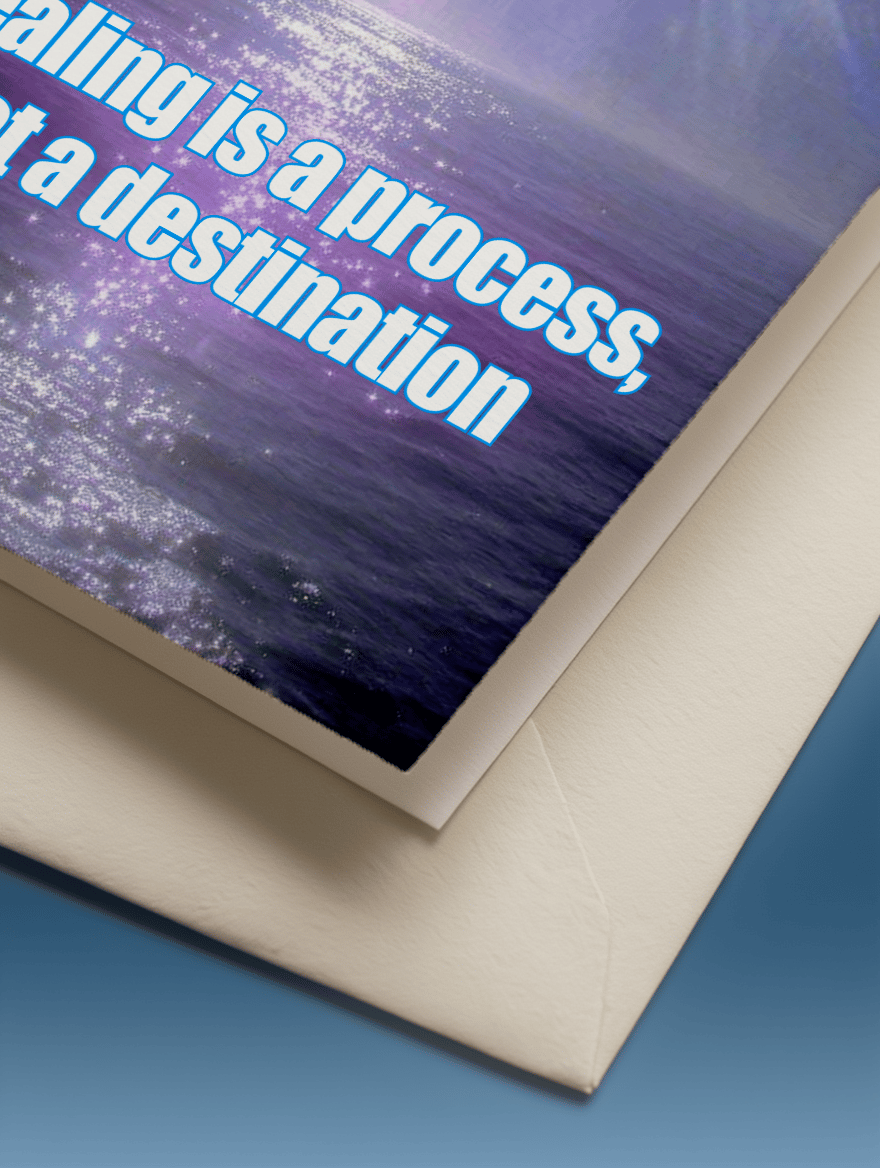 Journey of Healing Card mockup 3