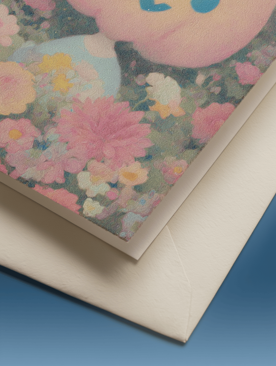 Pumpkin Delight Among Blossoms mockup 3