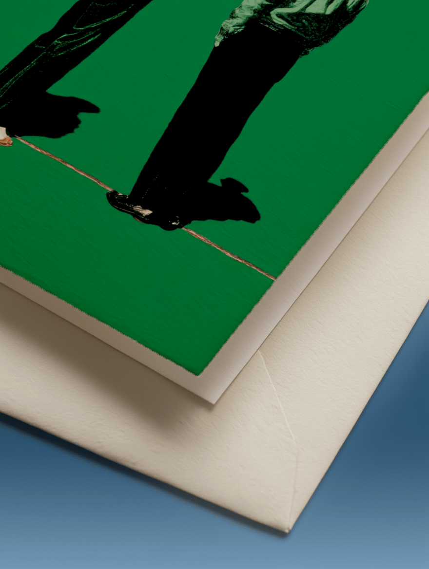 Love Knows No Distance Card mockup 3
