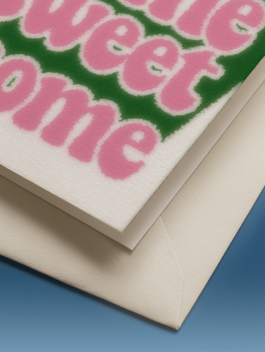 Home Sweet Home Card mockup 3