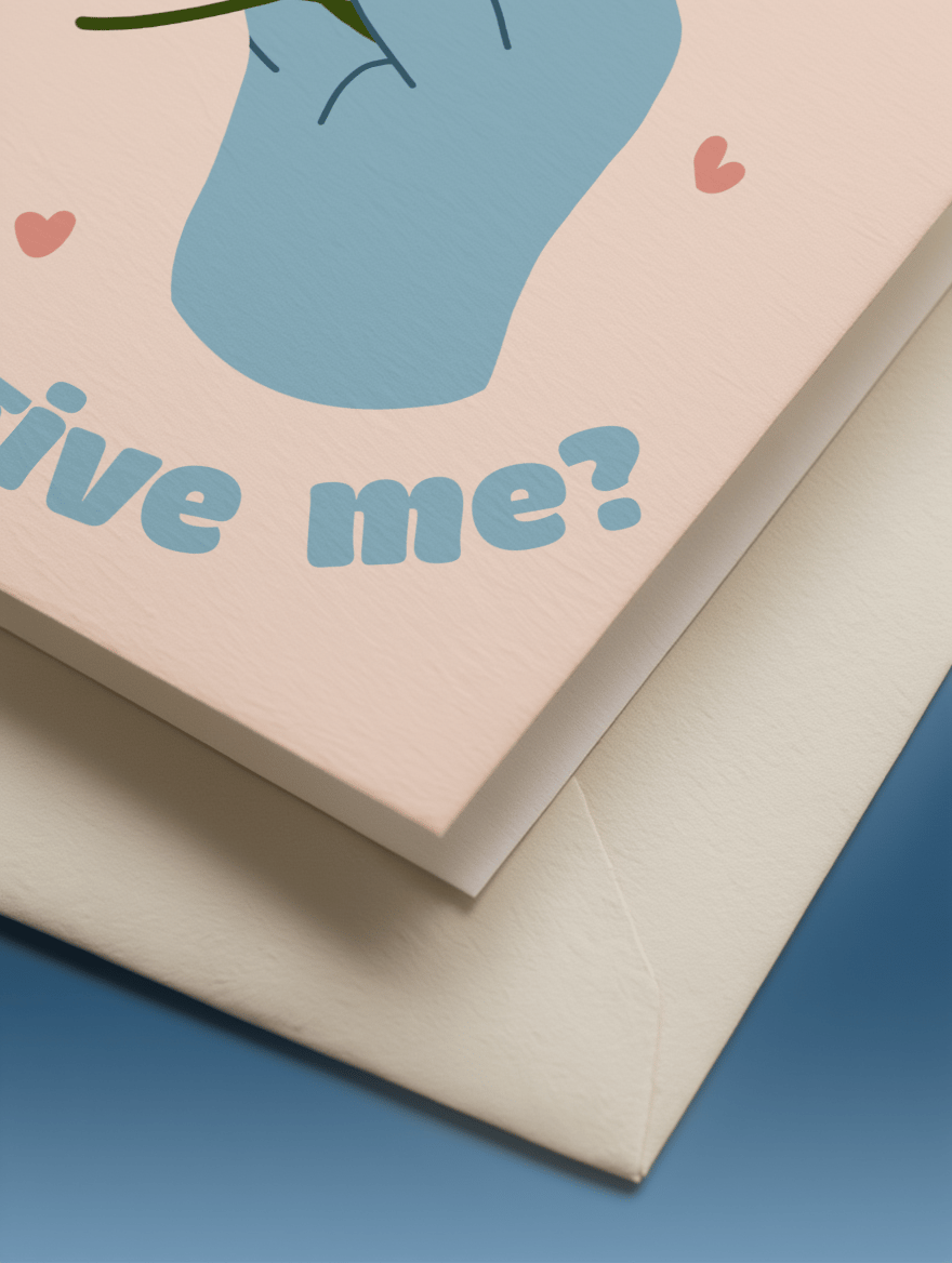 Olive Branch Forgiveness Card mockup 3