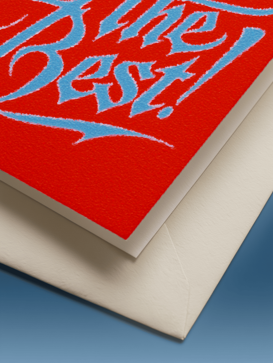 You’re the Best! Card mockup 3