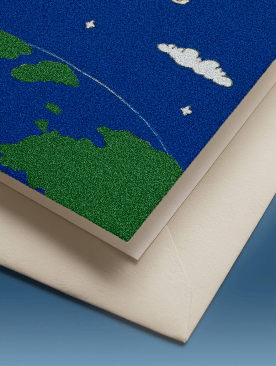 Every Mile Worth It Airplane Card mockup 3