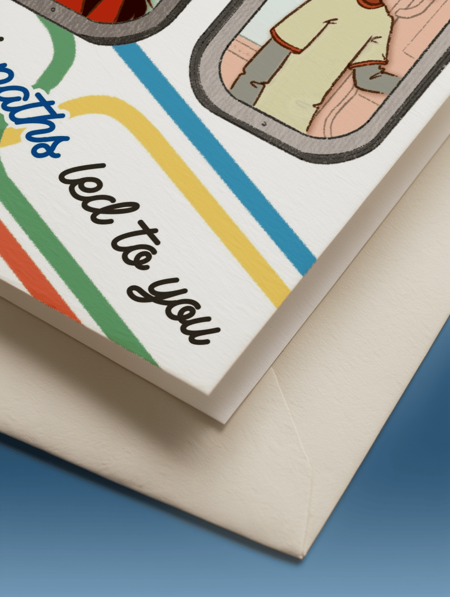 All Paths Led to You Card mockup 3