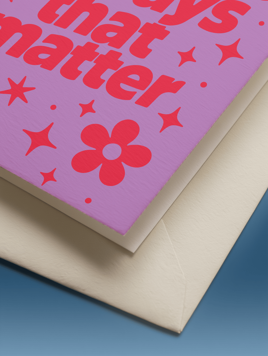 You Show Up Card mockup 3