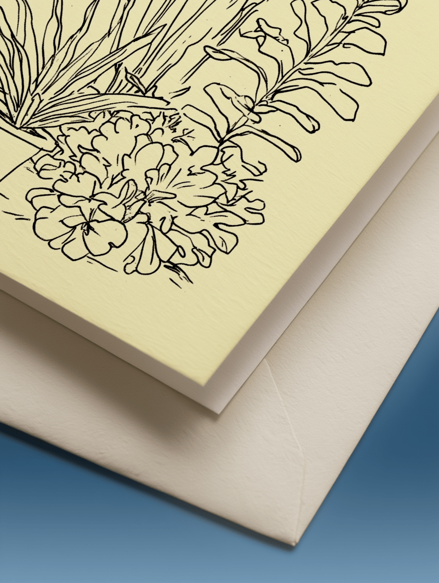 Hydrated and Healing Card mockup 2