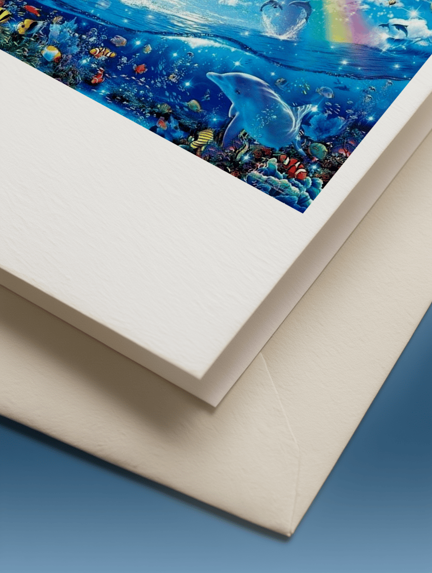 How Life Feels With You Card mockup 3