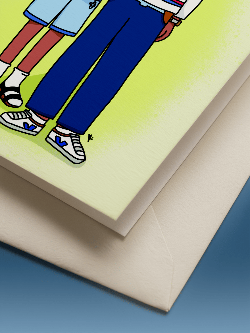 Proud to Be Like You Card mockup 3