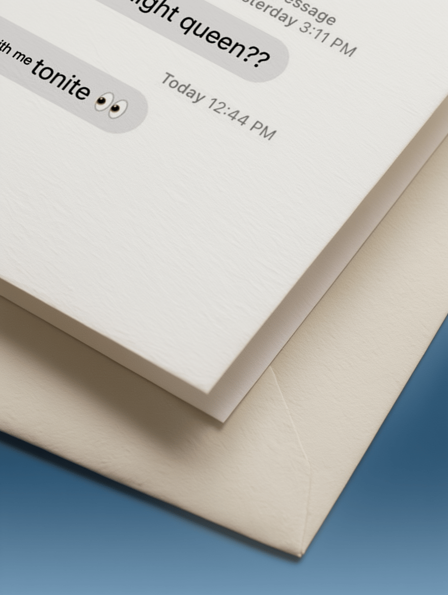 Date With Me Tonite Card mockup 2