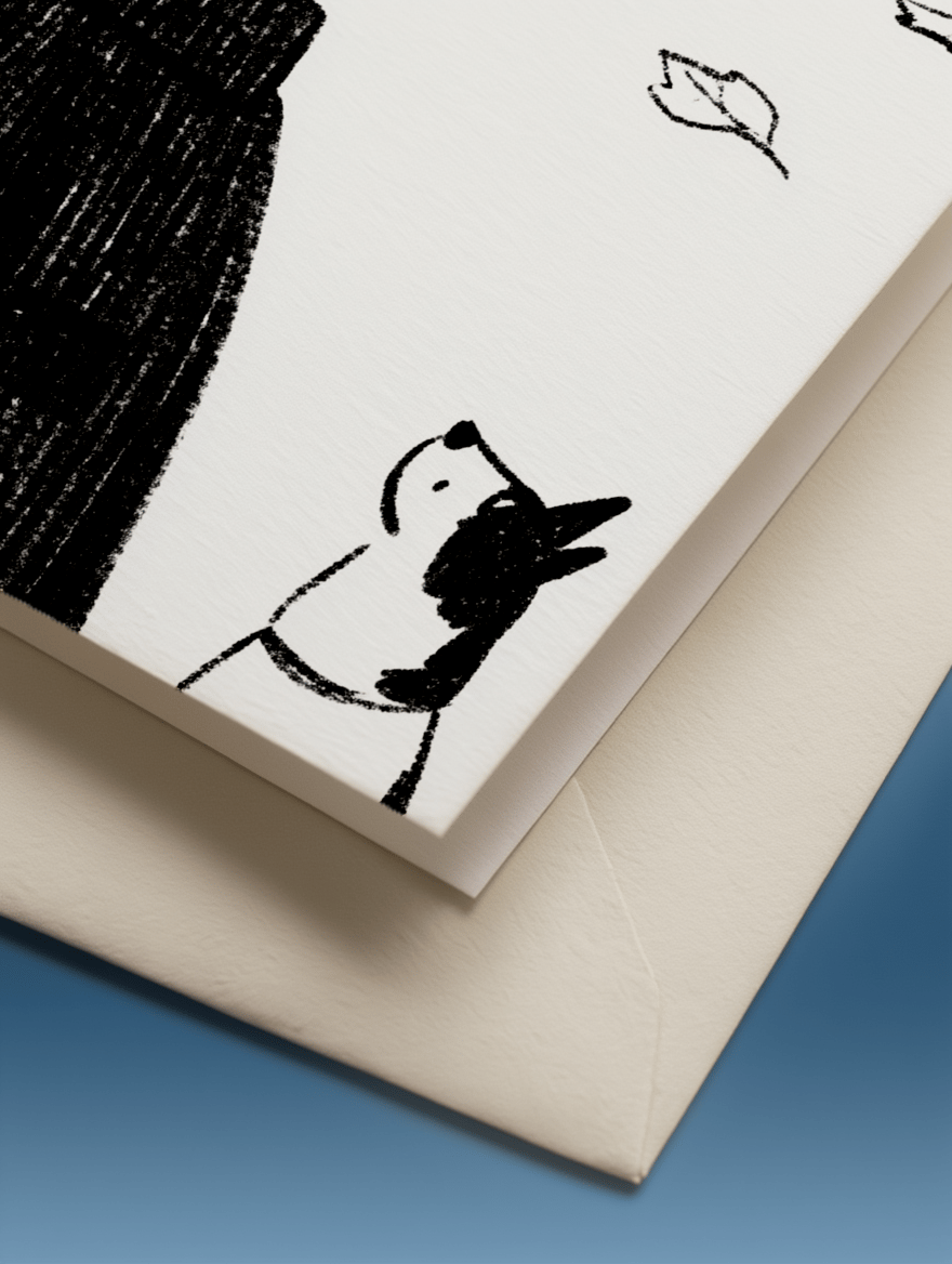 Happy Father’s Day Dog Dad Card mockup 3