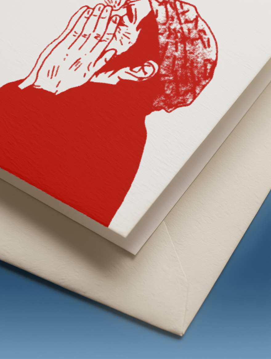 Loud Sneeze Father's Day Card mockup 3