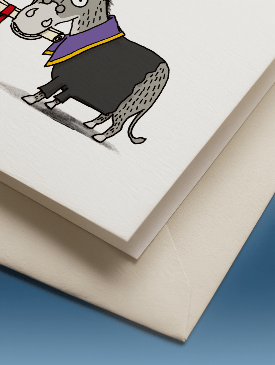 Smart Ass Graduation Card mockup 3