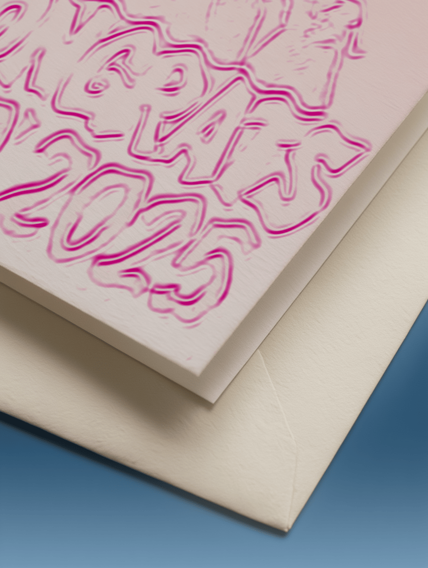 Congrats Class of 2025 Pink Haze Card mockup 3