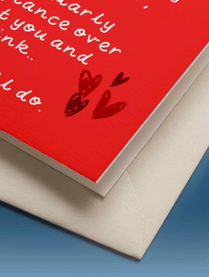 You'll Do Valentine's Card mockup 3
