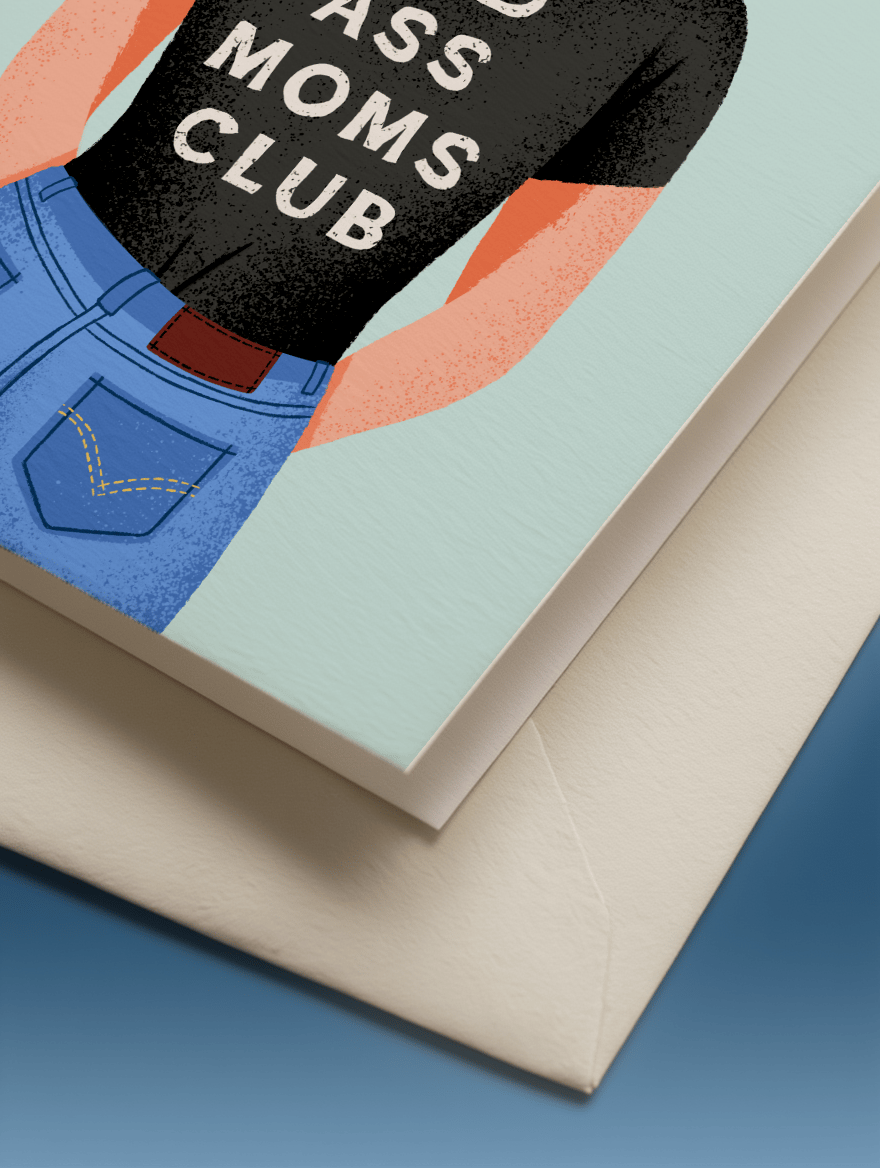 Bad Ass Moms Club Card mockup 3