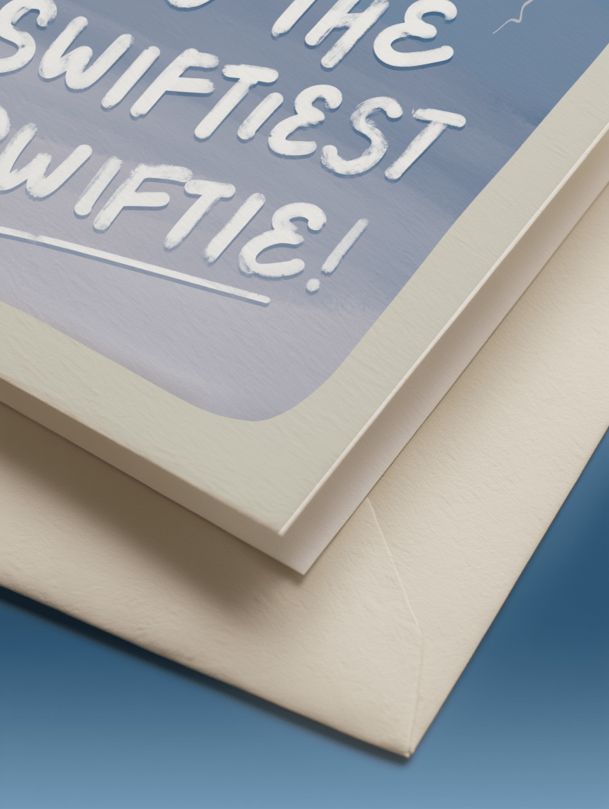 Swiftie Birthday Card mockup 3
