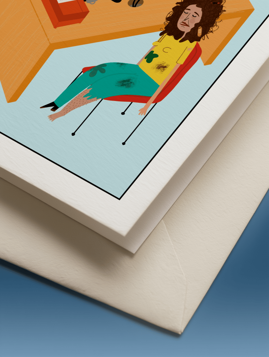 The Condition Is Called Children Card mockup 3