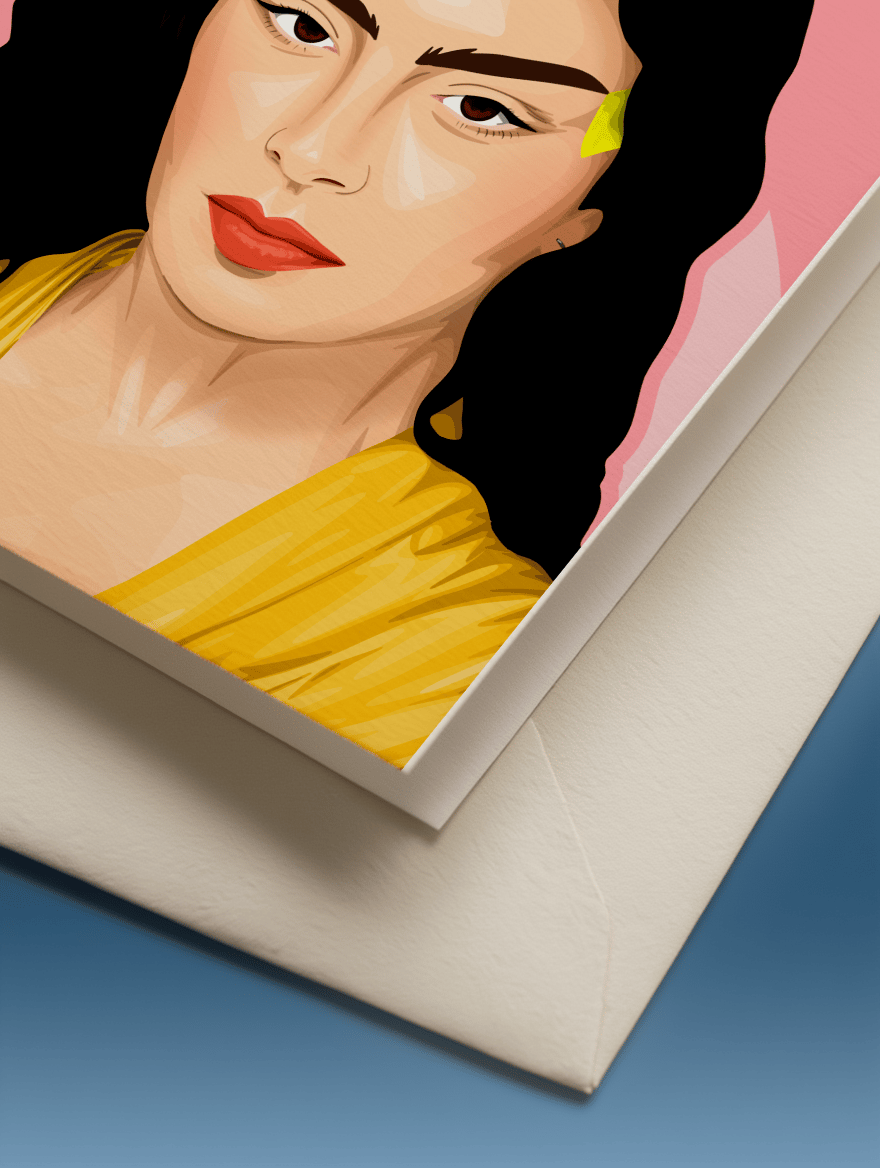 Brat Valentine's Day Card mockup 3