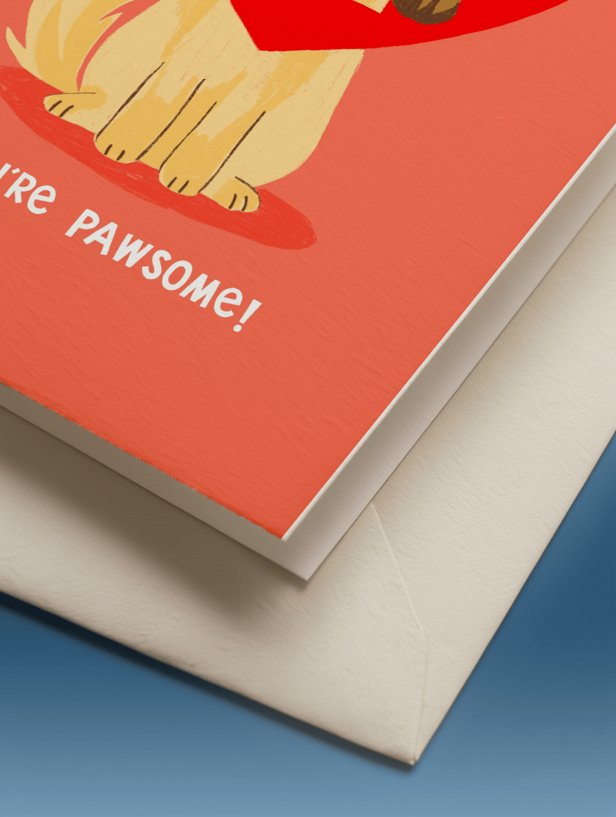 You’re Pawsome Dog Valentine’s Day mockup 3