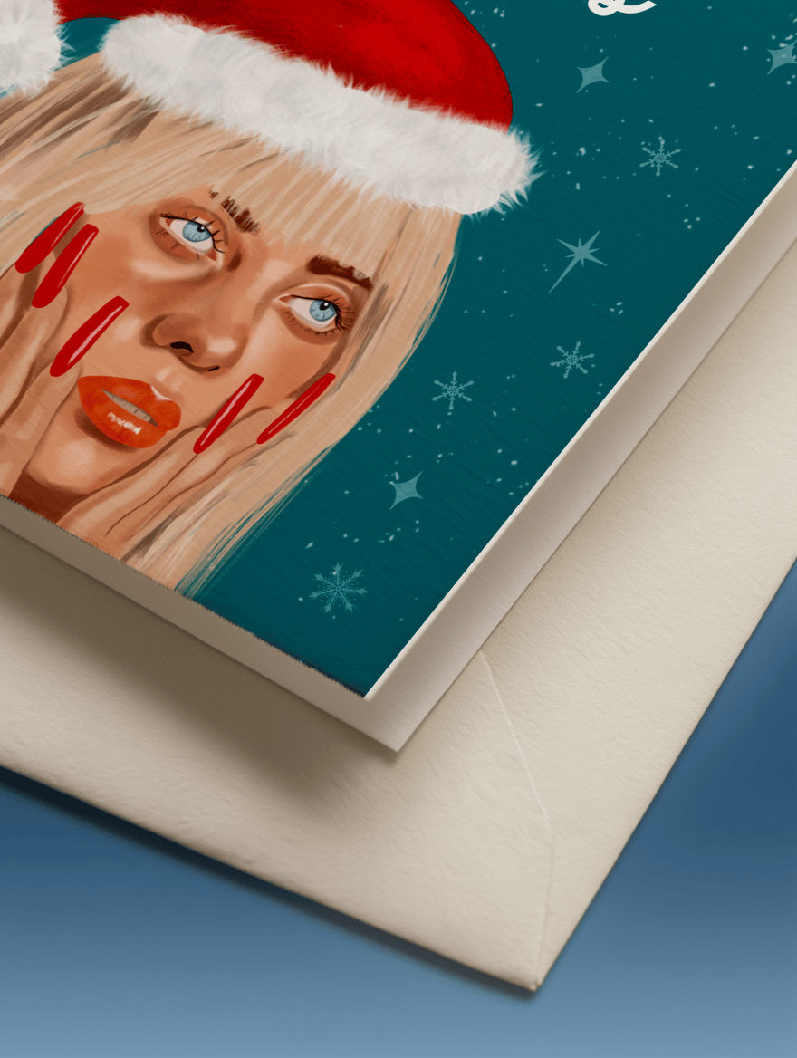 Eilish You a Merry Christmas mockup 3