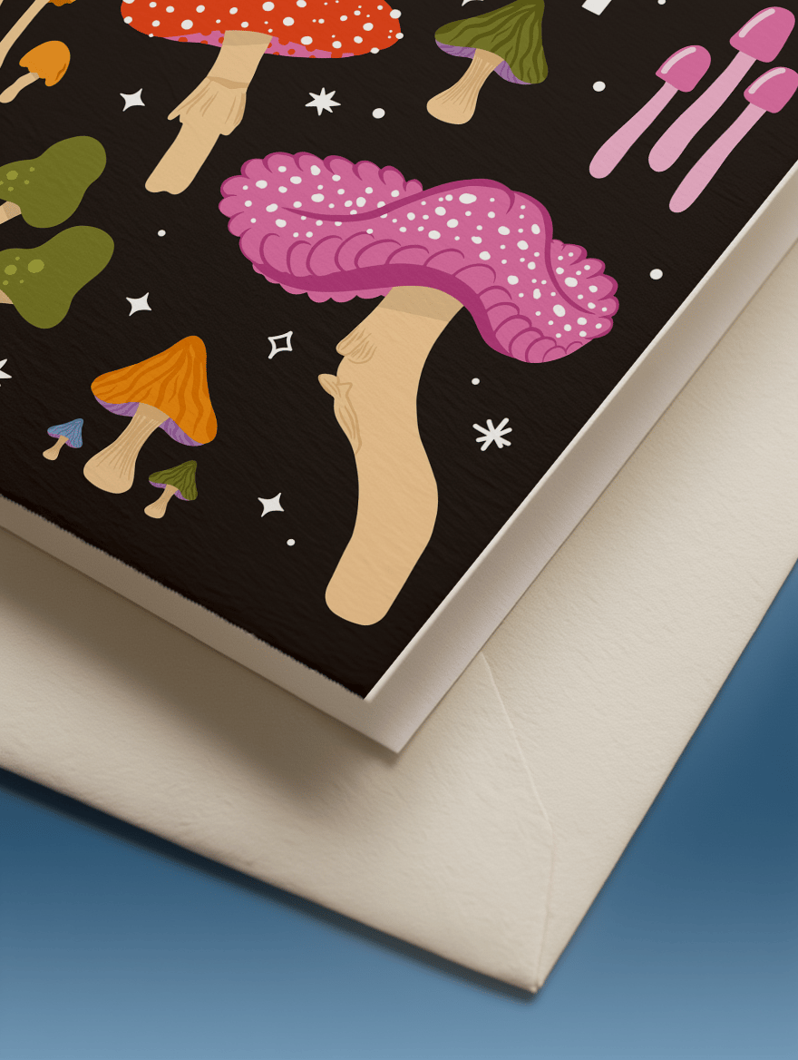 I Love You So Mush Card mockup 3