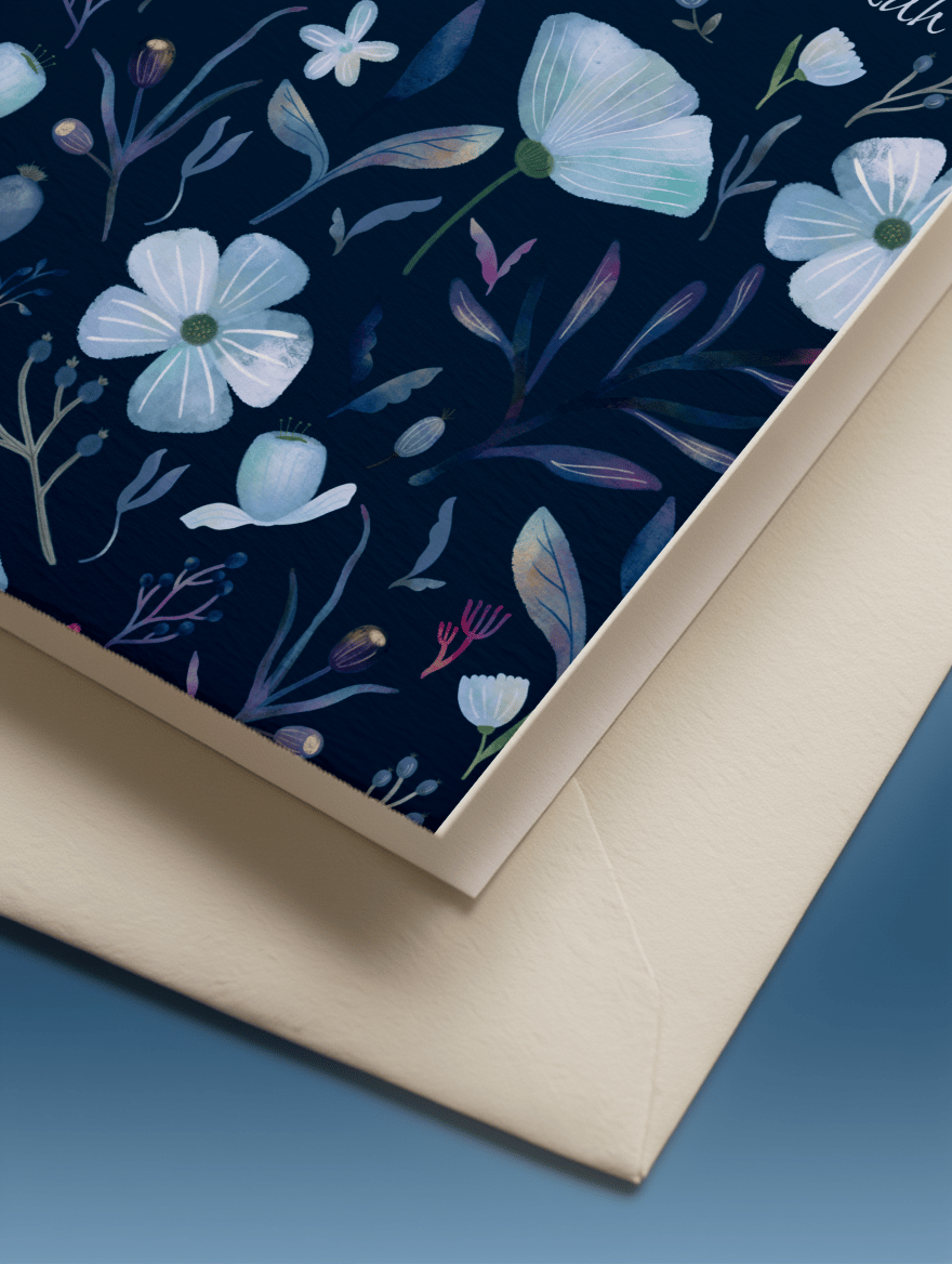 Botanical Happy Hanukkah mockup 3