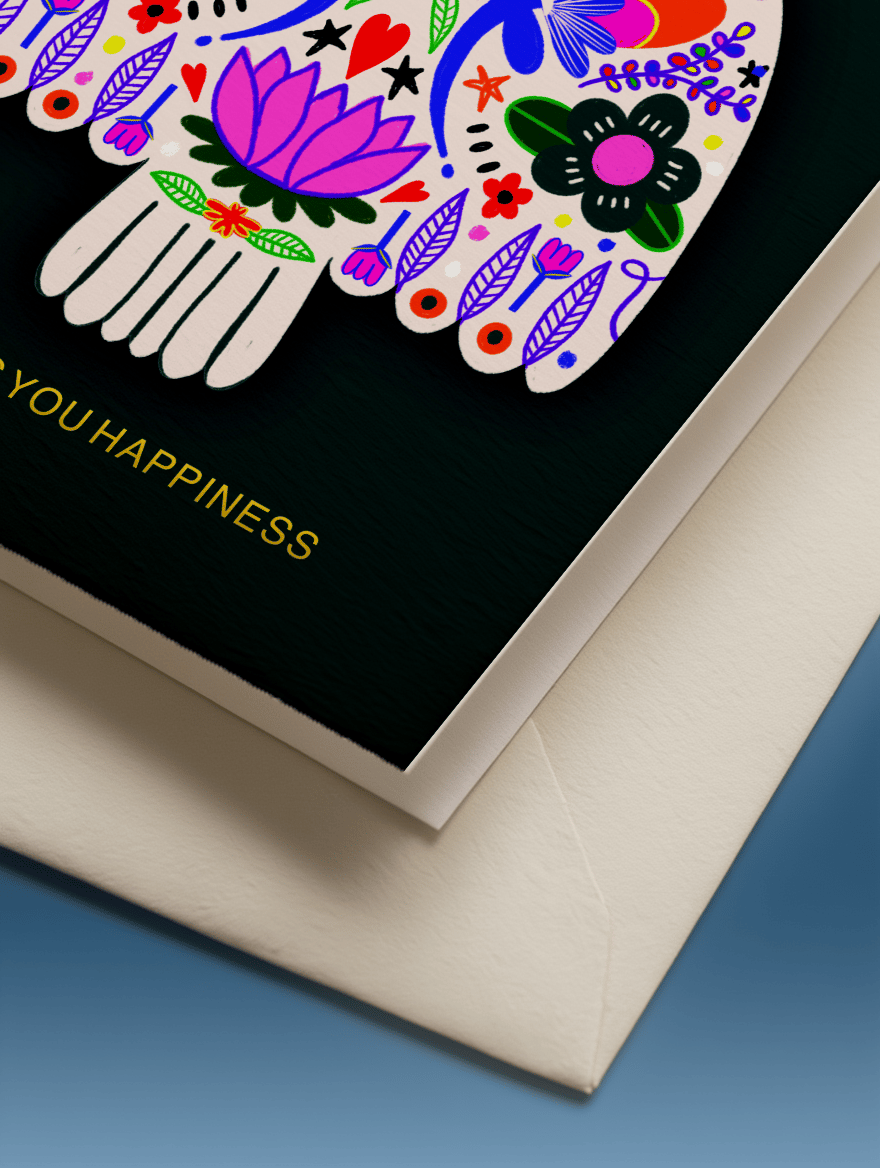 Wishing You Happiness Dove mockup 3
