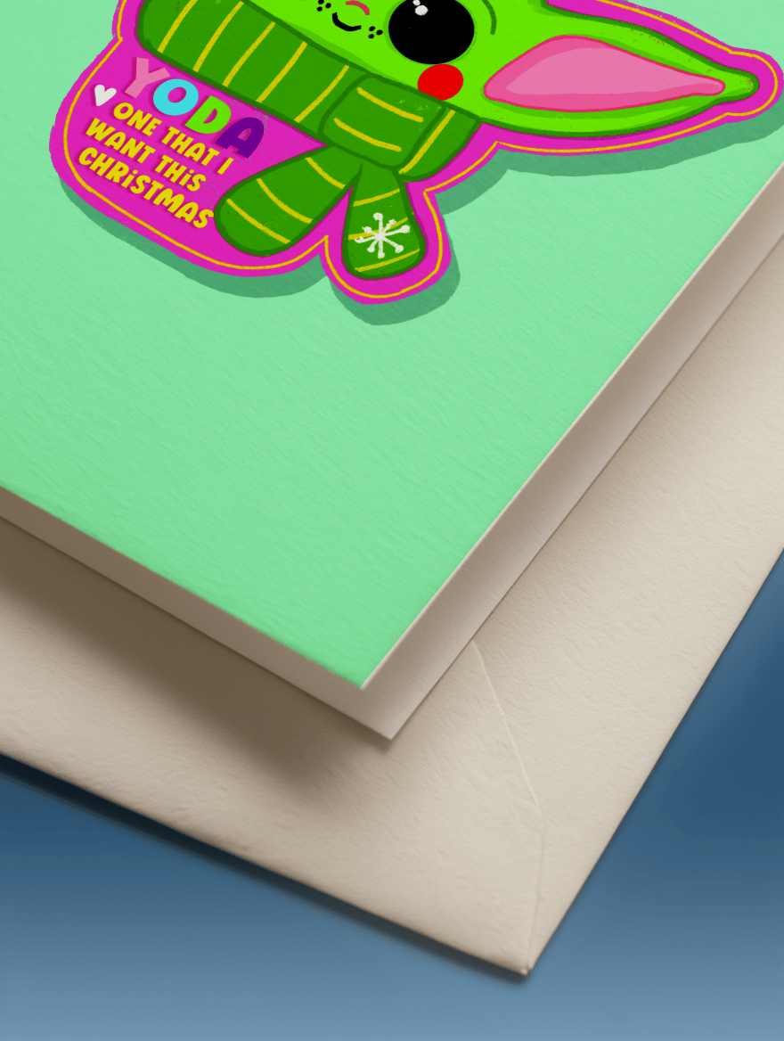 Yoda One That I Want This Christmas mockup 3