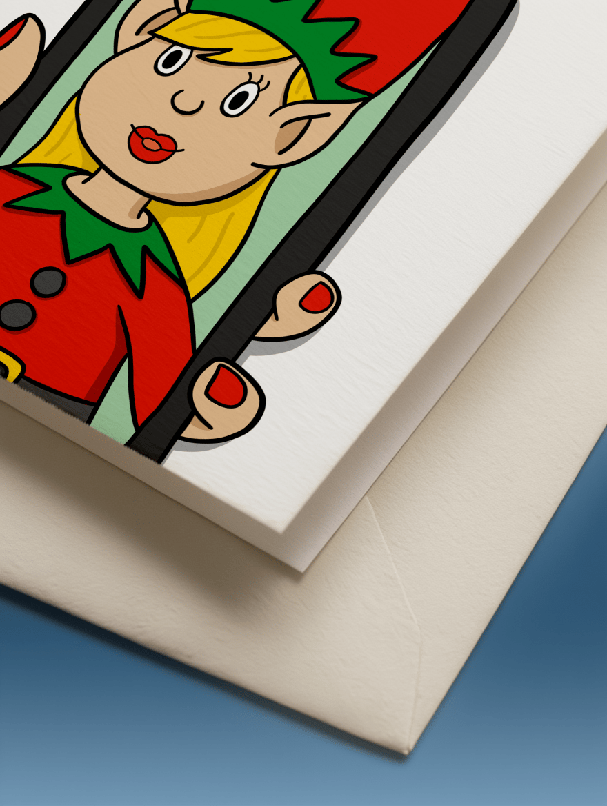 Elfie Christmas mockup 3