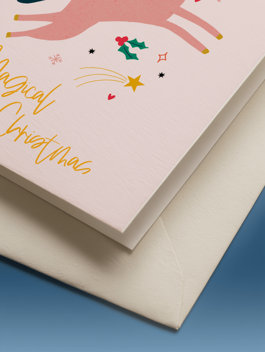 Magical Unicorn Christmas Wishes mockup 3