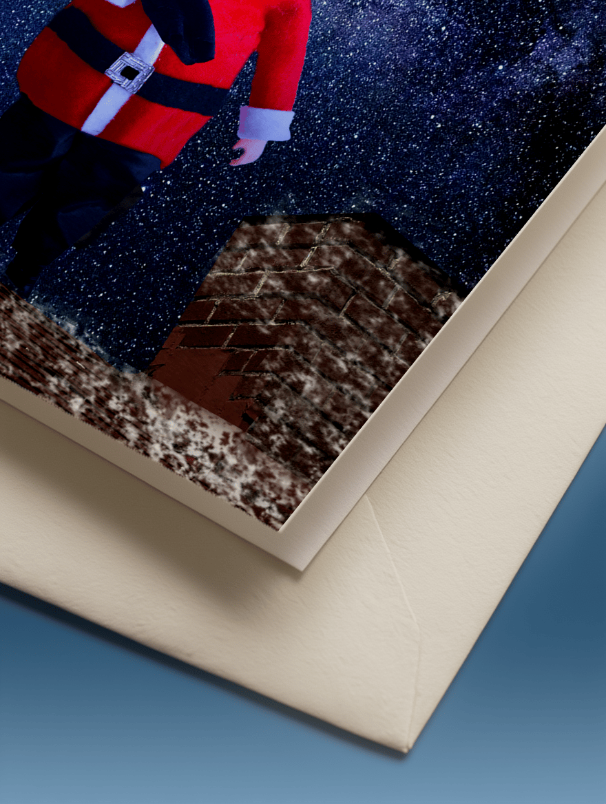 Santa Entering By The Backdoor Next Year mockup 3