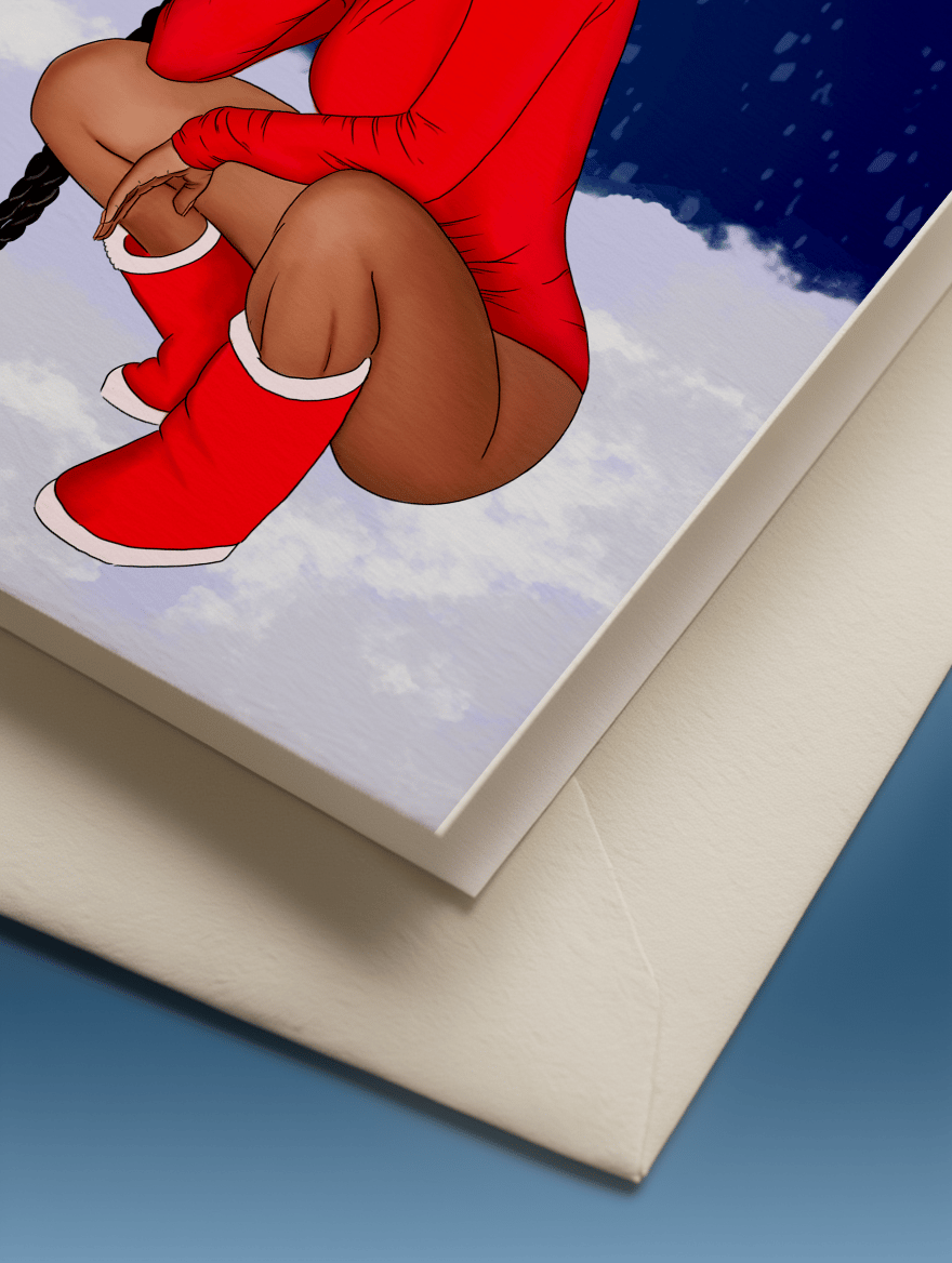 Kim Kar-Dashing Through the Snow mockup 3