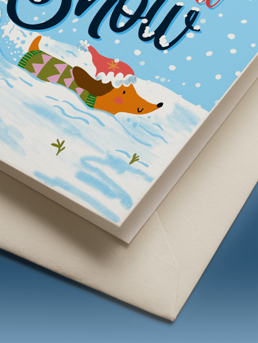 Let It Winter Snow mockup 2