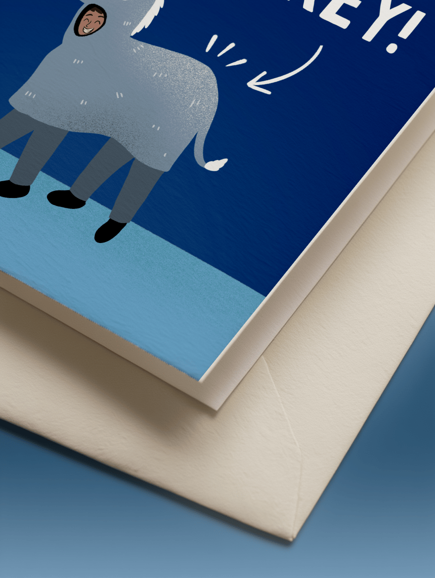 Cast as the Back of the Donkey! mockup 3