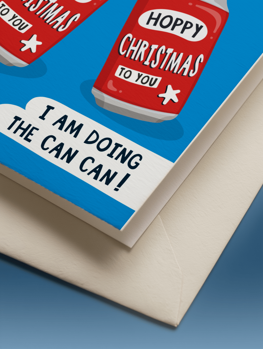 Hoppy Christmas Cans mockup 3