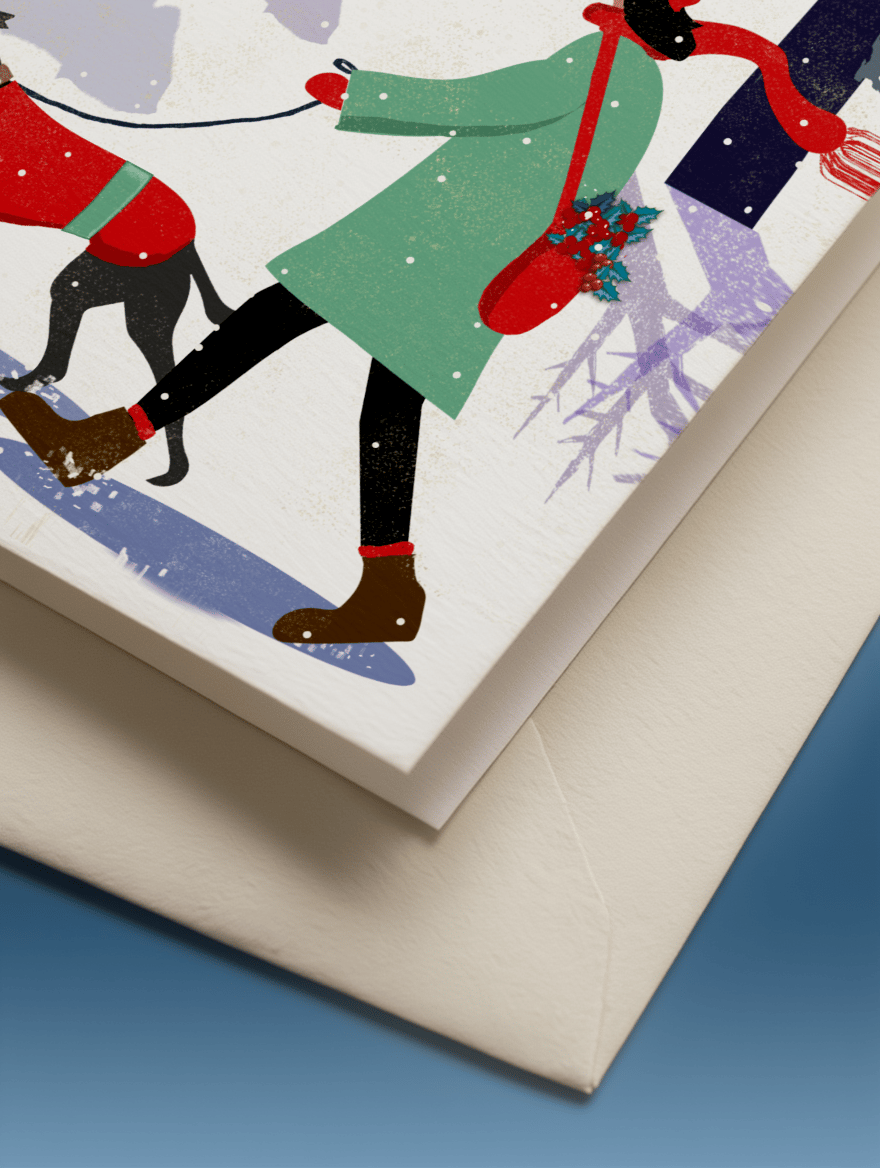 Christmas Dog Walk mockup 3