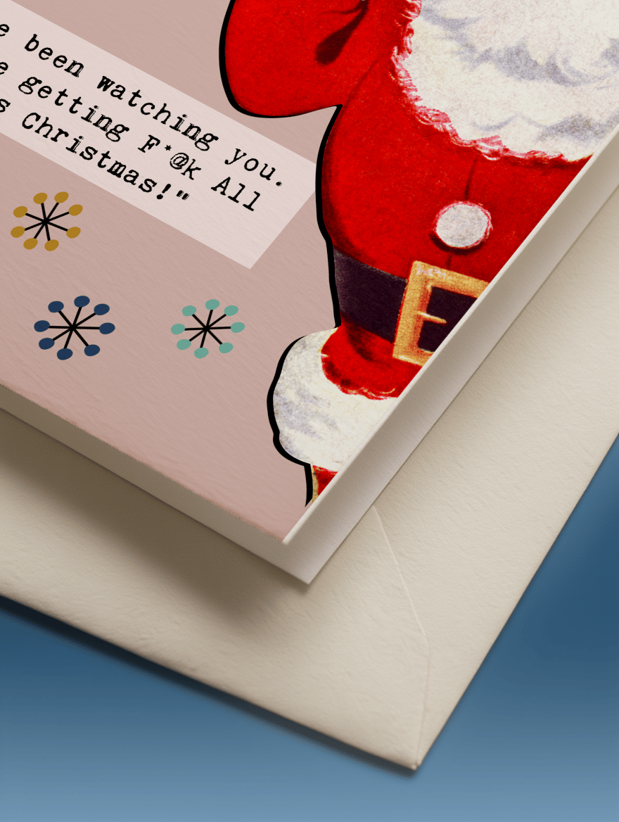 Santa's Watching This Christmas mockup 3
