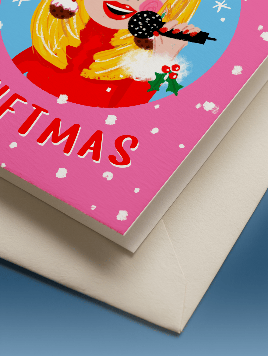Swiftmas Christmas Card mockup 3